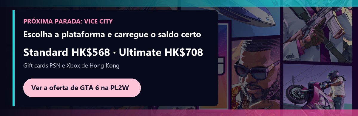Escolha a plataforma e carregue o saldo certo