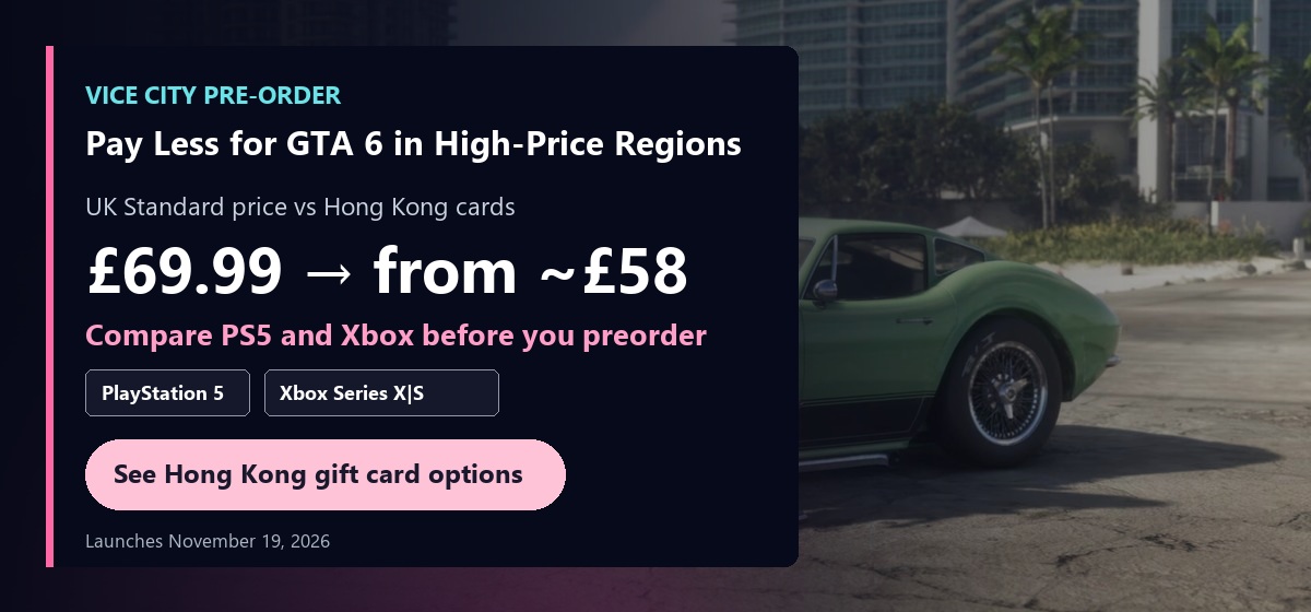 Pay Less for GTA 6 in High-Price Regions