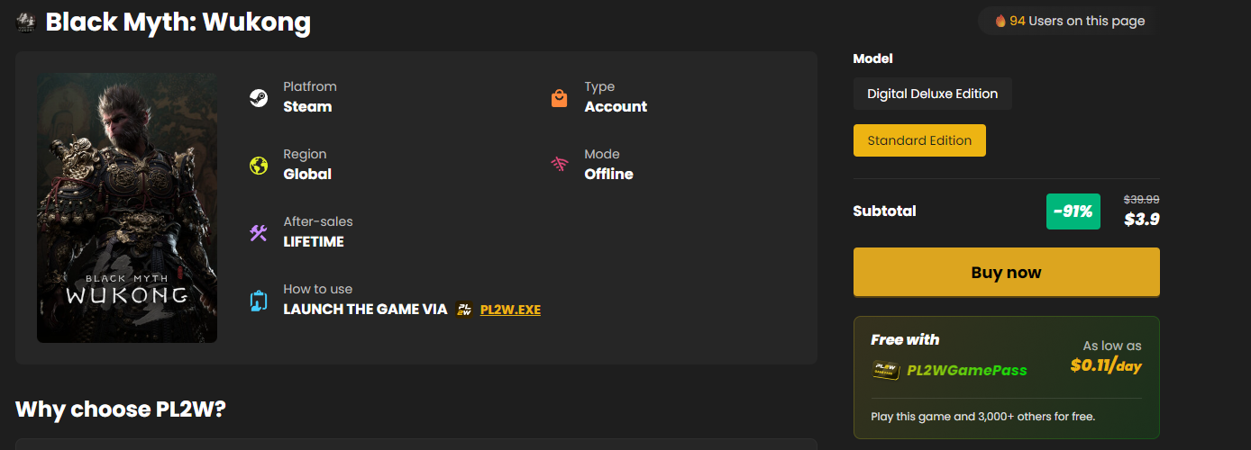 Buy Black Myth: Wukong