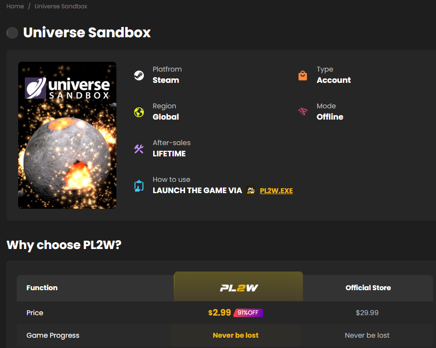 Buy Universe Sandbox