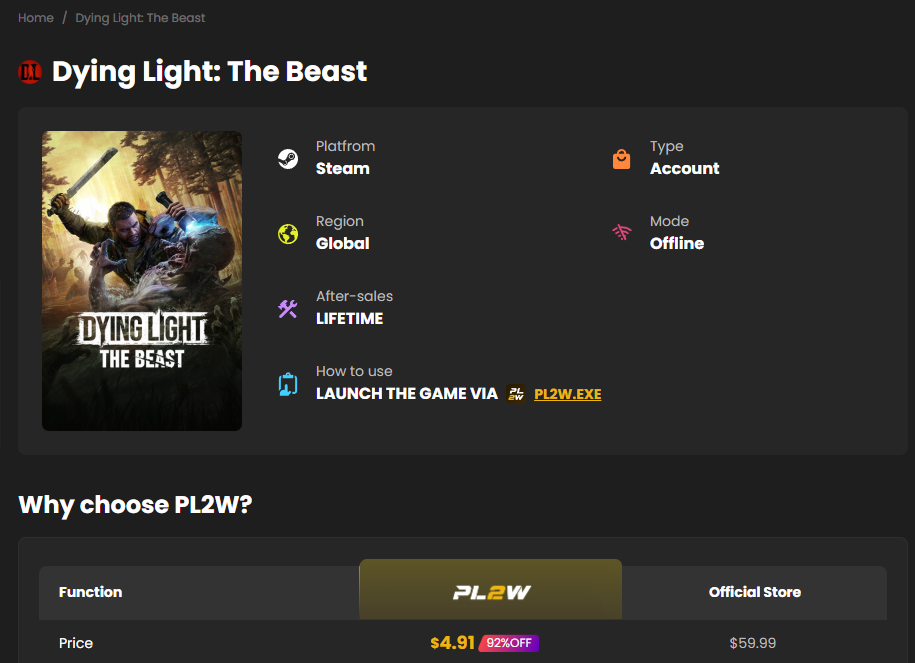 Buy Dying Light: The Beast