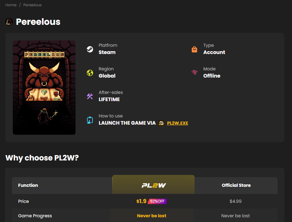 Buy Pereelous