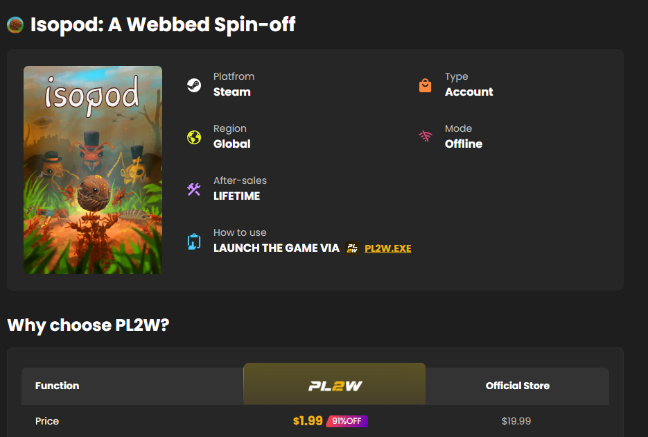 Buy Isopod: A Webbed Spin-off Buy Isopod: A Webbed Spin-off