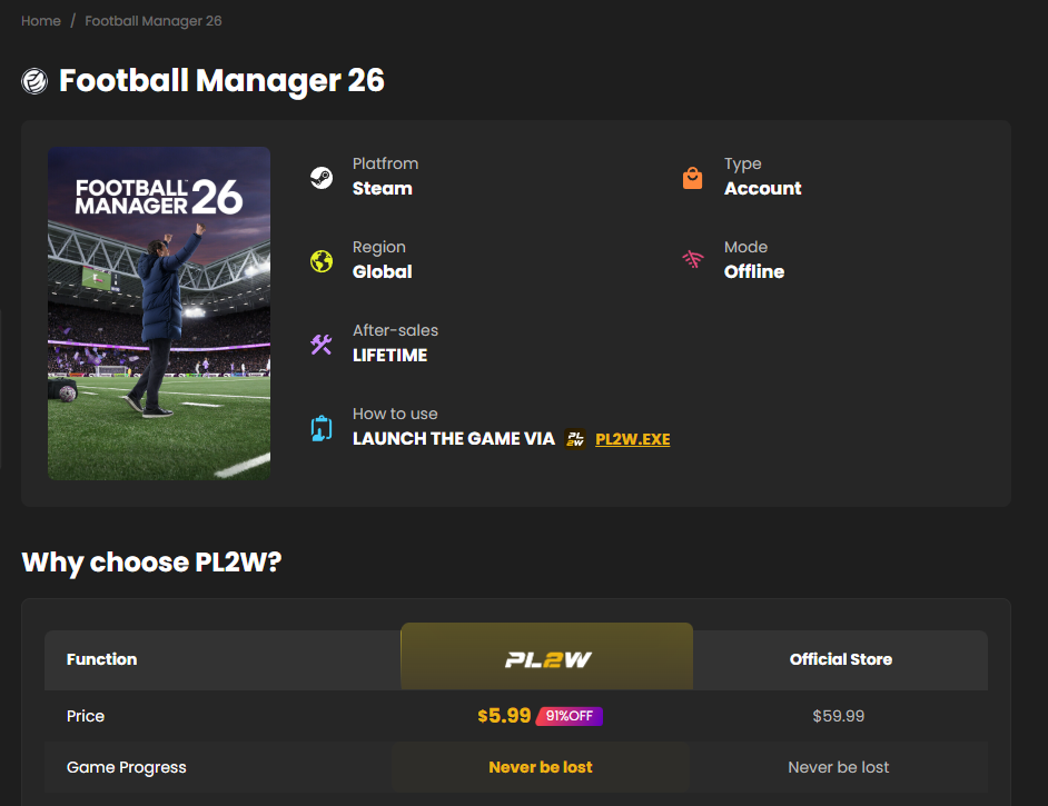 Buy Football Manager 26 Buy Football Manager 26