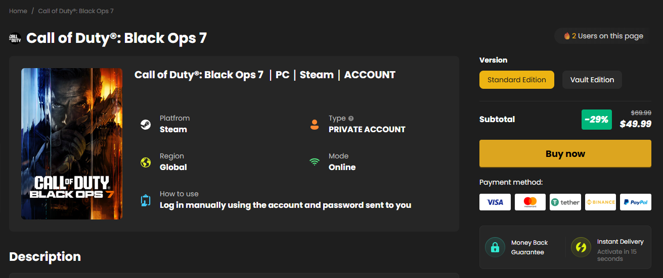 Buy Call of Duty®: Black Ops 7