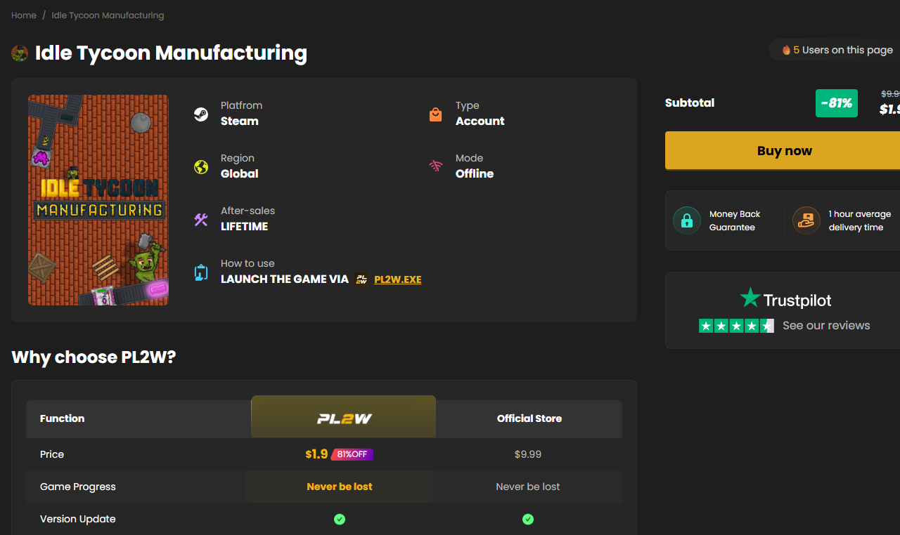 Buy Idle Tycoon Manufacturing Buy Idle Tycoon Manufacturing