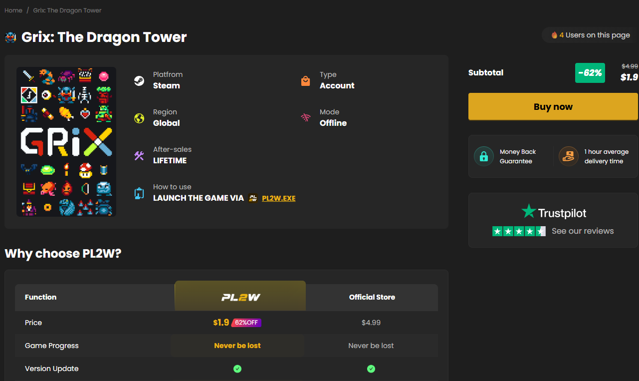 Buy Grix: The Dragon Tower Buy Grix: The Dragon Tower