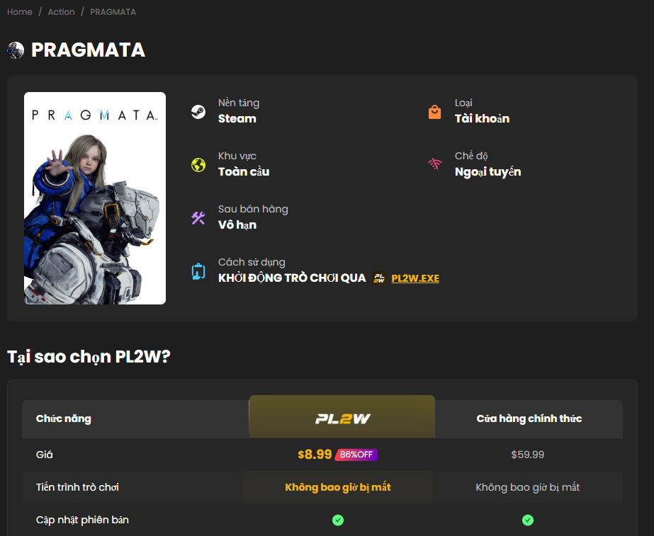 PRAGMATA có đáng chơi không