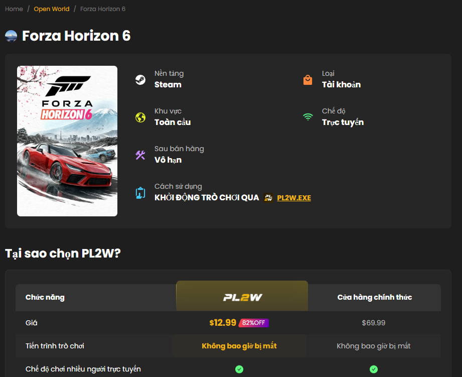 Forza Horizon 6 giá rẻ