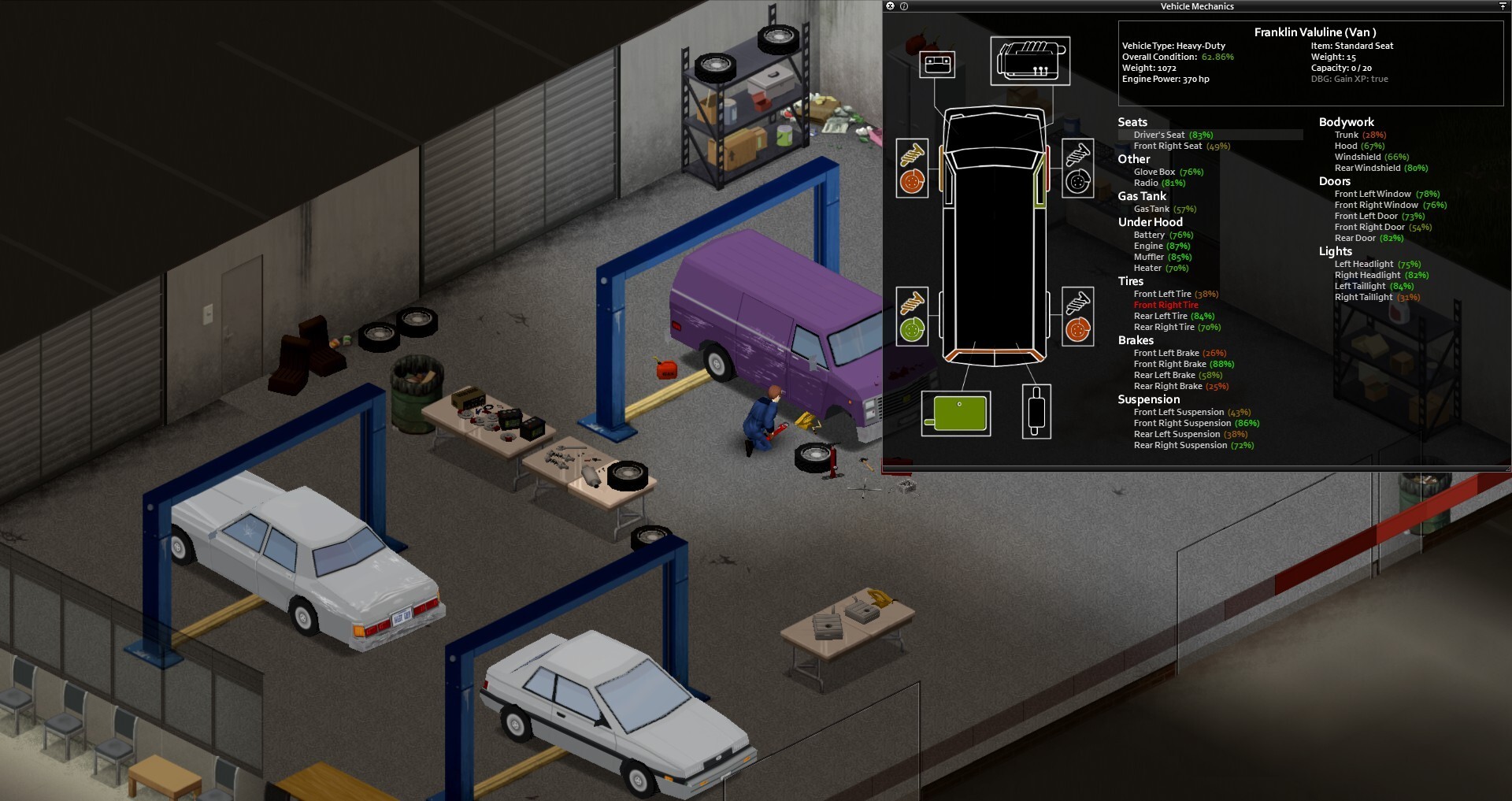 Project Zomboid Build 42の町と探索